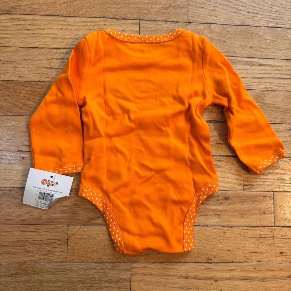 Baby Gear Orange My 1st Halloween Long Sleeve Bodysuit‎ 3-6M